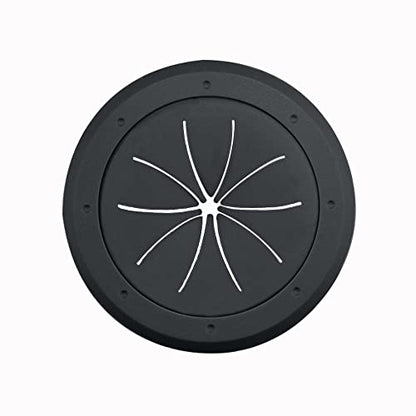 Construct Pro Speedy Spring-Lock Cable Pass Through Port, 2 inch Inner Diameter, Black CON6061SPZ