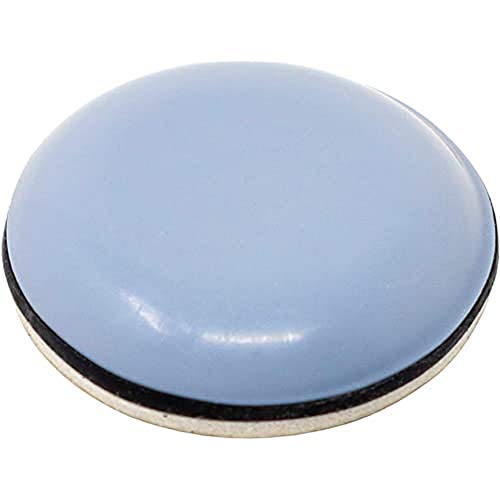 Adsamm® / 32 x Self-Adhesive PTFE Furniture Gliders/Grey/Blue/Diameter 25 mm/Round / 5 mm Thick Furniture and Floor Gliders