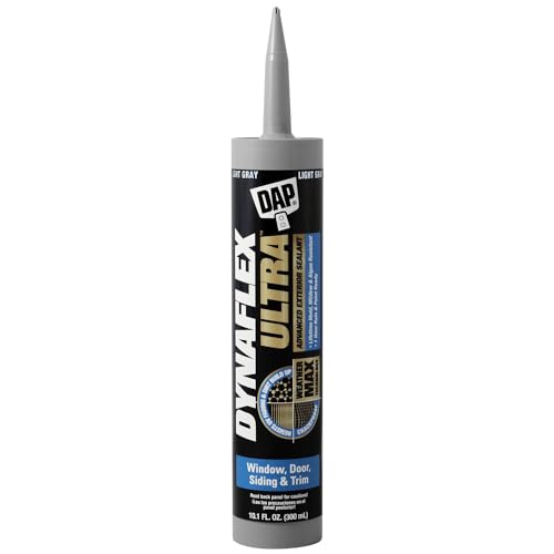DAP Dynaflex Ultra Advanced Exterior Sealant,Light Gray,10.1 Oz (7079818219),(Pack of 6) - size: 10.1 Oz (Pack of 6)