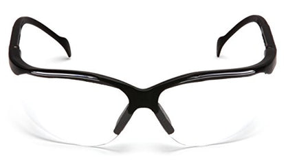Pyramex Venture II Safety Eyewear, Indoor/Outdoor Mirror Anti-Fog Lens - color: Black Frame