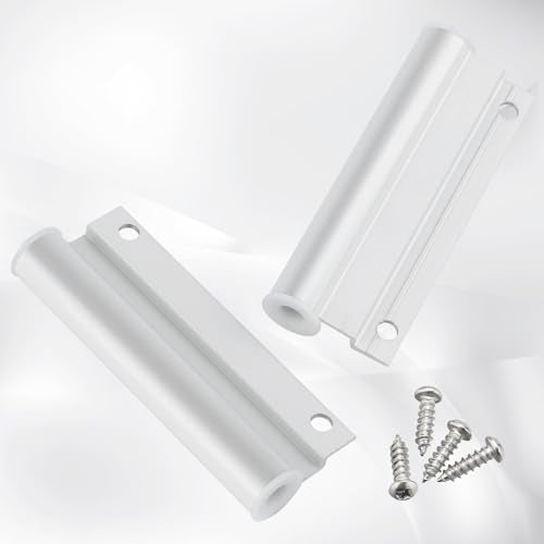 Screen Door Upper Hinge Leaf for Andersen Screen Doors Aluminum White Screen Door Hinge (2 Pack) - size: Screen Door Upper Hinge Leaf
