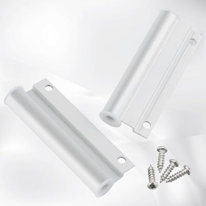 Screen Door Upper Hinge Leaf for Andersen Screen Doors Aluminum White Screen Door Hinge (2 Pack) - size: Screen Door Upper Hinge Leaf
