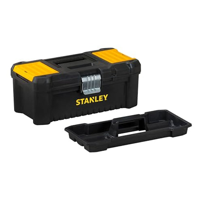 Stanley STST1-75515 Toolbox "Essential" with metal latches, Black/Yellow