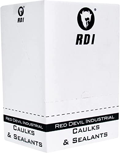 Red Devil 08165I RD PRO Industrial Grade RTV 100% Silicone Sealant - color: Aluminum, size: 12 Pack