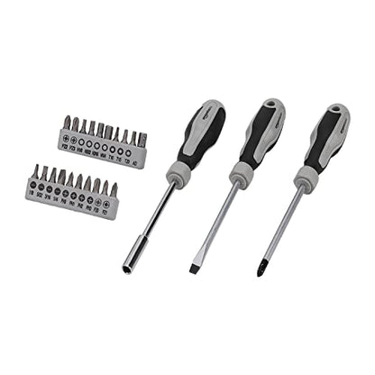 Amazon Basics 173-Piece General Household Hand Tool Set with Storage Case, Portable Tool Kit for Home Maintenance and Everyday Repairs - size: 173-piece