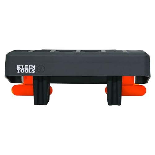 KLEIN TOOLS BC702SL Tool Holder Module Rail System Attachment, 15-Pound Load Rating, High-Impact Plastic, Weather-Resistant with Swappable Inserts for Man Lifts and Scissor Lifts - size: Tool Holder