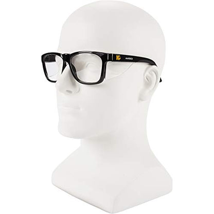KleenGuard™ V30 Maverick Eye Protection (49309), with KleenVision™ Anti-Fog Coating, Clear Lenses, Black Frame