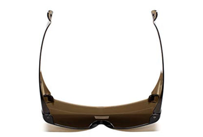 Calabria 3000 Fitover Safety Glasses with Uni-Lens – [Copper] Wrap Around Eye Protection | Anti-Fog Scratch Resistant | Protective Eyewear - color: Copper