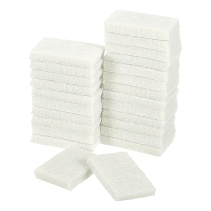 uxcell Furniture Pads, 24Pcs 1.4"x0.9" - Rectangle Self Adhesive Felt Furniture Pads, Hardwood Floor Protectors for Furniture Feet Chairs Legs (Beige) - color: Beige