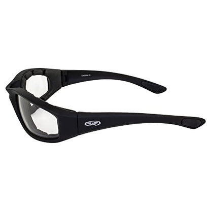 Global Vision Eyewear Kickback Sunglasses with EVA Foam - color: Clear Lens