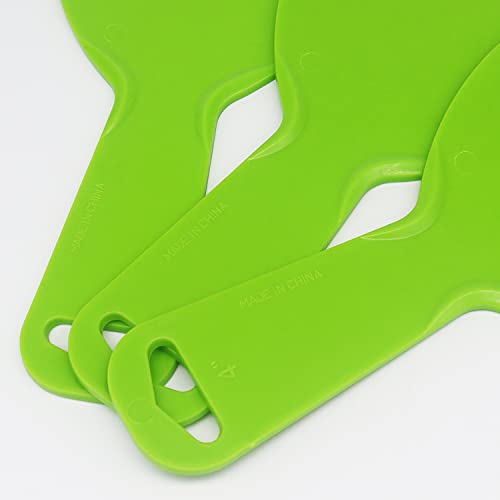 Plastic Putty Knife, 3 PCS 4 Inch Scraper Tool, Flexible Spackle Knives for Drywall, Decals, Wall Paper, Patching, Painting, Taping, Scraping Coating