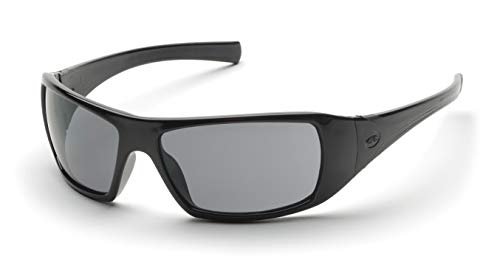 Pyramex Goliath Safety Eyewear Black Frame Clear Anti Fog Lens - color: Black Frame/Gray Lens