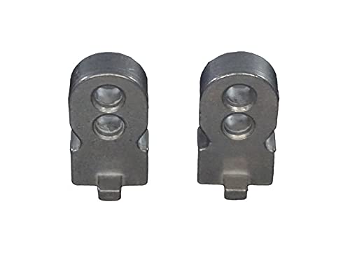 WRS 1-1/4" Pivot Bar Set – Left & Right Hand Pivot Bar Replacement – Tilt Window Sash Connector – Fixes Window that Won’t Tilt or Stay Balanced (Zinc) - color: 1-1/4" LH & RH Pivot Bar Set - Zinc