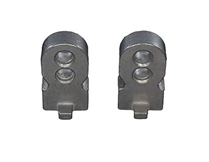 WRS 1-1/4" Pivot Bar Set – Left & Right Hand Pivot Bar Replacement – Tilt Window Sash Connector – Fixes Window that Won’t Tilt or Stay Balanced (Zinc) - color: 1-1/4" LH & RH Pivot Bar Set - Zinc