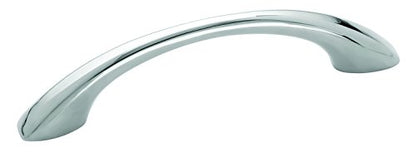 Amerock | Cabinet Pull | Polished Chrome | 3-3/4 inch (96 mm) Center to Center | Vaile | 10 Pack | Drawer Pull | Drawer Handle | Cabinet Hardware - color: Polished Chrome, size: 3-3/4 inch (96mm) Center-to-Center, style: 10 Pack