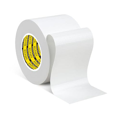 Duct Tape Heavy Duty Single Sided, Strong Adhesive High Strength, Waterproof Mesh Tape for Indoor and Outdoor Repairing Sealing Bonding, Easy Use Hand Tearable, 1.57 Inch x 33 Feet, White - size: 1.57″ x 33 FT