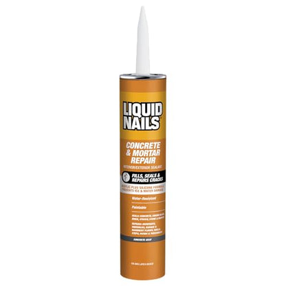 Liquid Nails Tough Repair 10.3 oz. Gray Interior and Exterior Concrete and Mortar Repair Adhesive