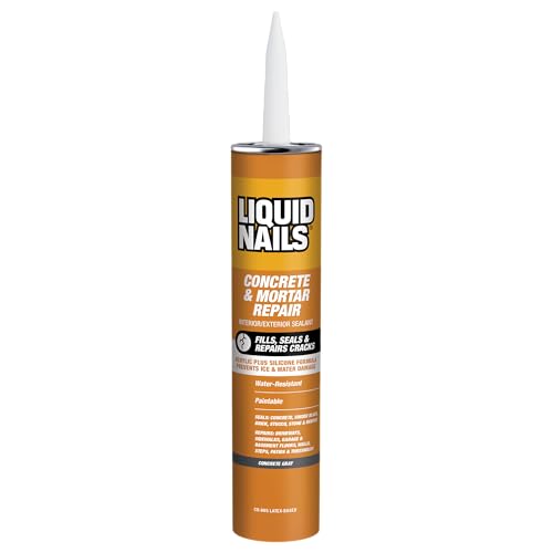 Liquid Nails Tough Repair 10.3 oz. Gray Interior and Exterior Concrete and Mortar Repair Adhesive
