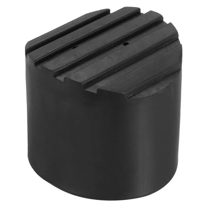 PATIKIL Ladder Non Slip Feet 3.7"/95mm, 1Pcs Rubber Round Foot Protective Mat Cushion Replacement for Telescopic Folding Extension Ladder Protection, Black - color: 95mm