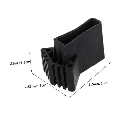 Mipcase 2Pcs Non Slip Ladder Feet Pads Durable Cushion Covers for Extension Step Ladders Wear Resistant Foot Mats for Enhanced Stability and Floor Protection