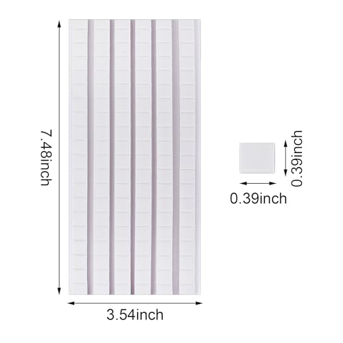 Feosky Adhesive Poster Sticky Tack Putty, Reusable and Removable Adhesive Putty, 120PCS, Mounting Putty for displaying Wall Paintings, Museum Art Photography, Picture, Crafts (White, Pack of 1) - color: White, size: 1Pack