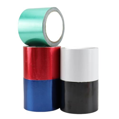 Waterproof Tape Heavy Duty, Tear Resistant Adhesive Tape for Outdoor Repair, Strong Duct Tape for Canvas, Tarp, Tent, Boat Cover, Awning, Vinyl, Plastic - All Weather UV Resistant Patch Kit, Black - color: Black