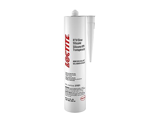 LOCTITE Automotive RTV Clear Silicone Adhesive – Indoor & Outdoor Sealant, Waterproof, Flexible, Protects Wiring - 300 ml, 1 Pack