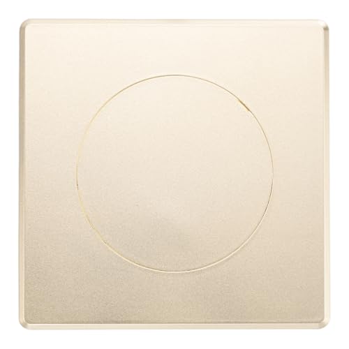 M METERXITY 1-Pack Access Panel for Drywall, 4x4 Inch Plastic Self Adhesive Wall Hole Cover Access Doors for Wiring Cable/Ceiling, Removable Plumbing Wall Panel [Gold Tone, Round] - color: Gold Tone
