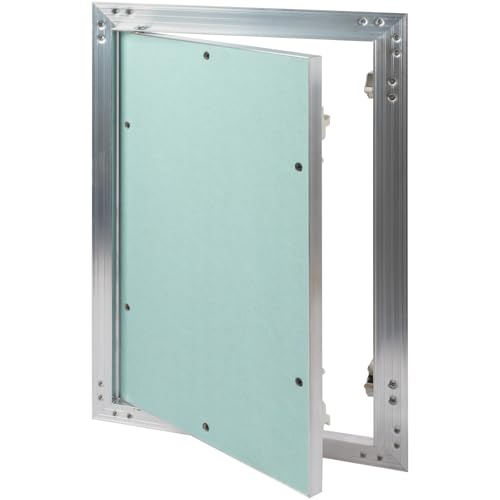 10" x 16" Inch Aluminum Drywall Access Panel - Service Shaft Door - Plumbing, Electricity, Heating, Alarm Wall Inspection hatch for Drywall - Bathroom Service Access Hole Cover - size: 10" X 16"