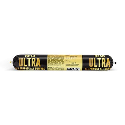 ROMAN PRO-515 Ultra All-Purpose, All Surface MS Polymer Construction Silicone Adhesive, Bonds Rigid Panels, Steel, Wood, Glass, Concrete, and More, 20.2 Fl. Oz. Sausage Pack