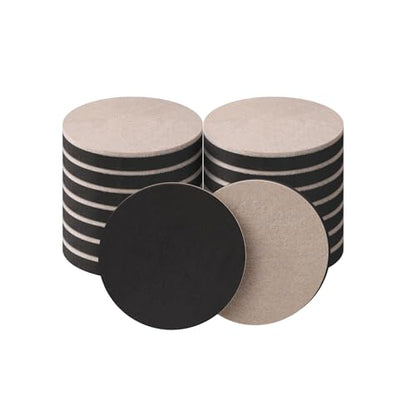 Felt Furniture Sliders for Hardwood Floors - Furnigear 16 PCS 5" Furniture Moving Pads Sliders – Heavy Duty Felt Sliders Chair Leg Floor Protectors - Move Your Furniture Easily & Safety - size: 5 inch - 16 PCS Beige