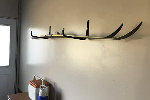 Shepherd Hardware 8091E Heavy Duty Steel 10-Inch Garage Storage Utility Hooks, 4 Pack, Black - size: 10 Inch