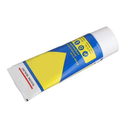 Sealant Water Caulk Adhesive for Bathroom Kitchen Basement Indoor Use with ABS Glass Ceramic Wood Aluminum Stainless Steel (Clear) - size: Clear