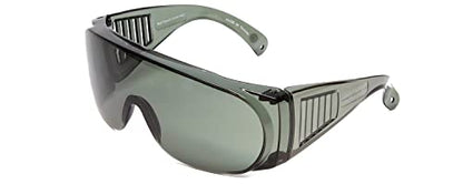 Calabria Fit Over Safety Glasses | Polarized Sunglasses Over Glasses | Wrap Around Anti-Fog | Scratch Resistant | Unisex - color: Green