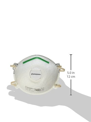 Honeywell NIOSH-Approved N95 Respirator Mask with Exhalation Valve for Airborne Particulates (RWS-54006)