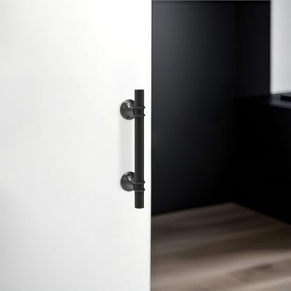 10 Pack 3-3/4 Inch Cabinet Pulls knurled Matte Black Kitchen Cabinet Handles Aluminum and Zinc Alloy Drawer Pulls Solid Cabinet Hardware - color: Matte Black Knurled, size: 3-3/4'' Hole Center(96mm)