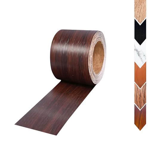 Wood Grain Repair Tape, 2.4" x 32ft Self Adhesive Tape for Furniture, Flooring, Cabinets, Doors, Windows, DIY Crafts - Durable, Easy to Use for Seamless Repairs - color: Walnut, size: 2.4 in