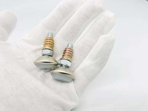 Furniture Levelers Swivel Feet,Angle Height Adjustable，Adjustable Nylon-Bottomed Pads for Table, Chair, and Furniture Legs-Pack of 8 ，1/4-20 Nut Inserts Kits(1/4" Nylon)