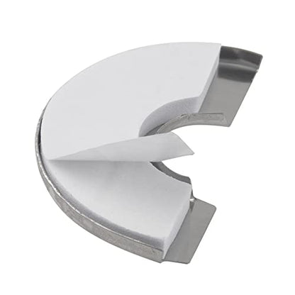 4Pcs 304 Stainless Steel Wall Split Flange Round Escutcheon Plate Cover for Various Pipes (22mm/087in) - size: 22mm/087in