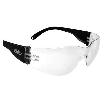 Rider Safety Glasses - color: Clear Mirror