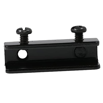 Rok Hardware Glass Door Pivot Hinge for Free Swinging Glass, Black Zinc-Plated - color: Black Zinc-Plated