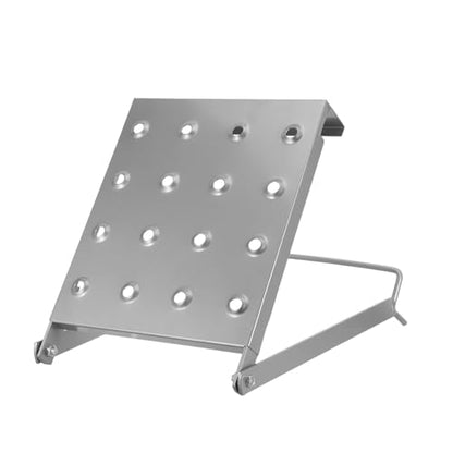 Ladder Platform: Anti-Slip Work Platform Accessory for Stabilizer - Iron Work Tray Attachment for Painters & Tools - Telescoping Steps Removable Project Tray