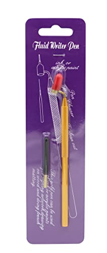 Creative Hobbies Detailing Fine Line Fluid Writer Paint Applicator Pen | Use with Precision Touch Up Paint - Perfect for Rock Chips and Scratch Repair (Pack of 2) - size: 1 Count (Pack of 2)