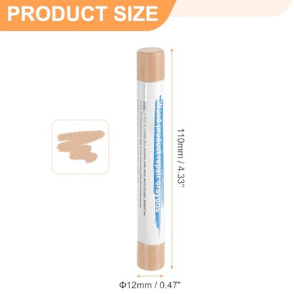 HARFINGTON 5pcs Wood Filler Sticks Wooden Wax Touch Up Furniture Repair Crayons for Scratch Hole Wood, Dusty Pink - color: Dusty Pink