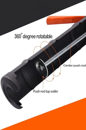 ADAK - Professional Caulking Gun, 10:1 Thrust Ratio, Caulking Gun No Drip, Hand Tool for Silicone & Sealant Application, Smooth Pressure Caulk Gun, Caulking Gun Tool - color: Black