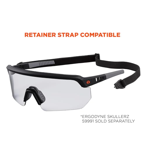 Ergodyne Skullerz Aegir Safety Glasses, ANSI Z87.1+ - color: Clear Lens