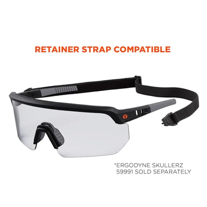 Ergodyne Skullerz Aegir Safety Glasses, ANSI Z87.1+ - color: Clear Lens