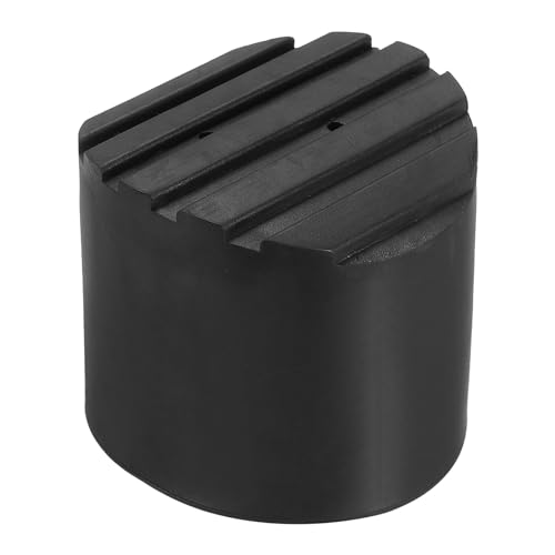 PATIKIL Ladder Non Slip Feet 2.8"/72mm, 1Pcs Rubber Round Foot Protective Mat Cushion Replacement for Telescopic Folding Extension Ladder Protection, Black - color: 72mm