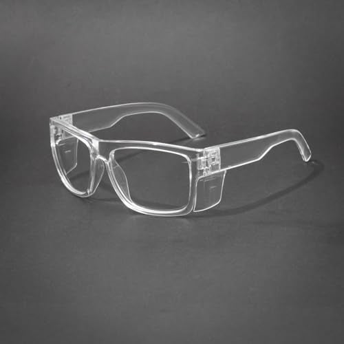 TransitionSafetyGlaseswith ANSI Z87+ImpactApproved Wraparound&Anti Bluelight UV400 - color: Clear