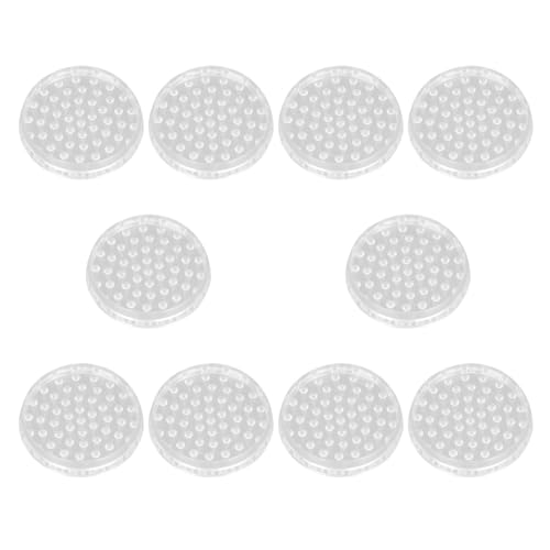 DOITOOL 10pcs Round Anti-Skid Furniture Pads Spikes 48mm Table Leg Protectors Floor Protection for Chairs and Sofas